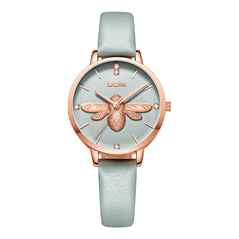 Genuine Leather Watch With Copper Face Genuine Leather Watch With Copper Face