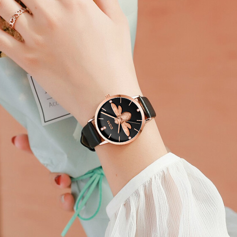 Genuine Leather Watch With Copper Face Genuine Leather Watch With Copper Face