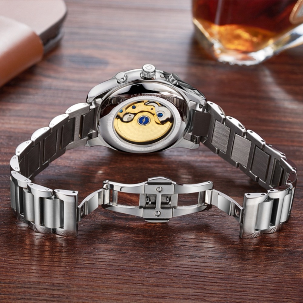 Chronograph Design Watch With Double-Folding Clasp Chronograph Design Watch With Double-Folding Clasp