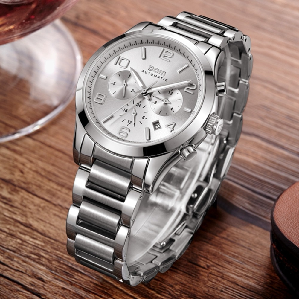 Chronograph Design Watch With Double-Folding Clasp Chronograph Design Watch With Double-Folding Clasp