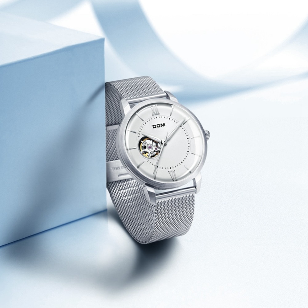 Mechanical Watch With Luminous Hands Mechanical Watch With Luminous Hands