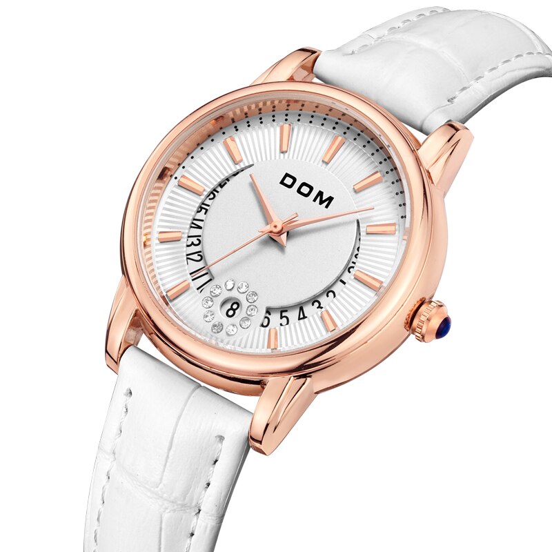 Water Resistant Watch With Real Leather Strap and Pin-Buckle Water Resistant Watch With Real Leather Strap and Pin-Buckle