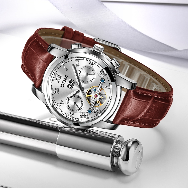 Mechanical Sport Wristwatch With Numbered Indices Mechanical Sport Wristwatch With Numbered Indices