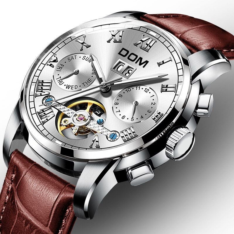 Mechanical Sport Wristwatch With Numbered Indices Mechanical Sport Wristwatch With Numbered Indices