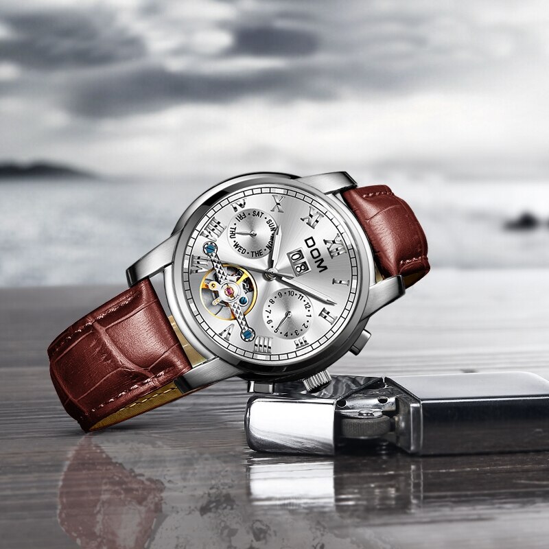 Mechanical Sport Wristwatch With Numbered Indices Mechanical Sport Wristwatch With Numbered Indices